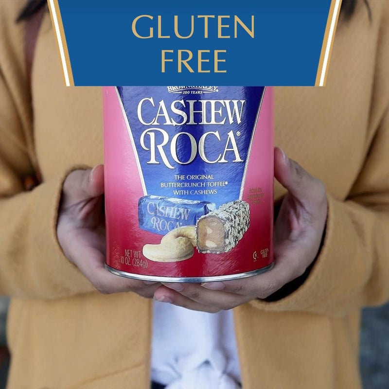 ROCA Cashew Buttercrunch Toffee 10oz Canister - Image 5